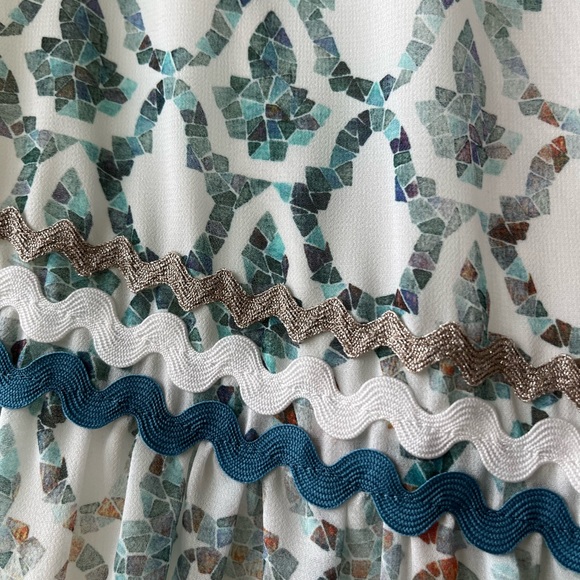 Multi Color Nadeau Maxi Dress Size 4 - Picture 4 of 5